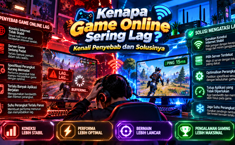 Kenapa Game Online Sering Lag? Kenali Penyebab dan Solusinya